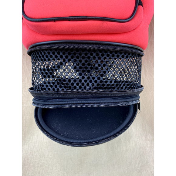 Speedo Neoprene Expandable Bucket Style Swim Bag Draw String Sling Straps Pink - Picture 2 of 8